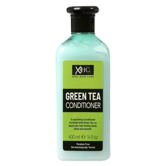 XHC Condicionador de cabelo com extracto de chá verde contra a queda de cabelo e caspa, 400 ml
