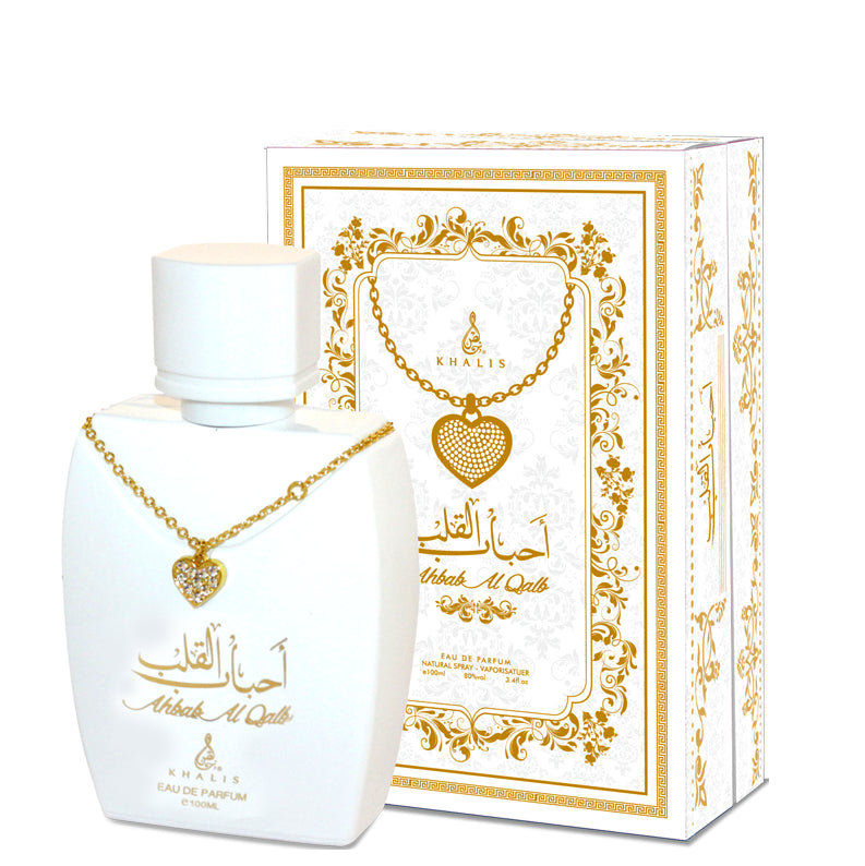 100 ml Eau de Perfume Ahbab Al Qualb Fragrância de Fruta Doce   para Homem e Mulher"