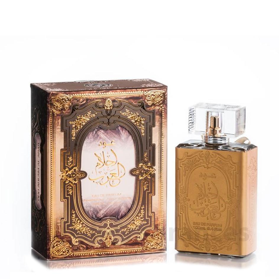 100 ml Eau de Perfume Oud Ahlam Al Arab Fresco Oriental Cítrico  Fragrânica para Homem