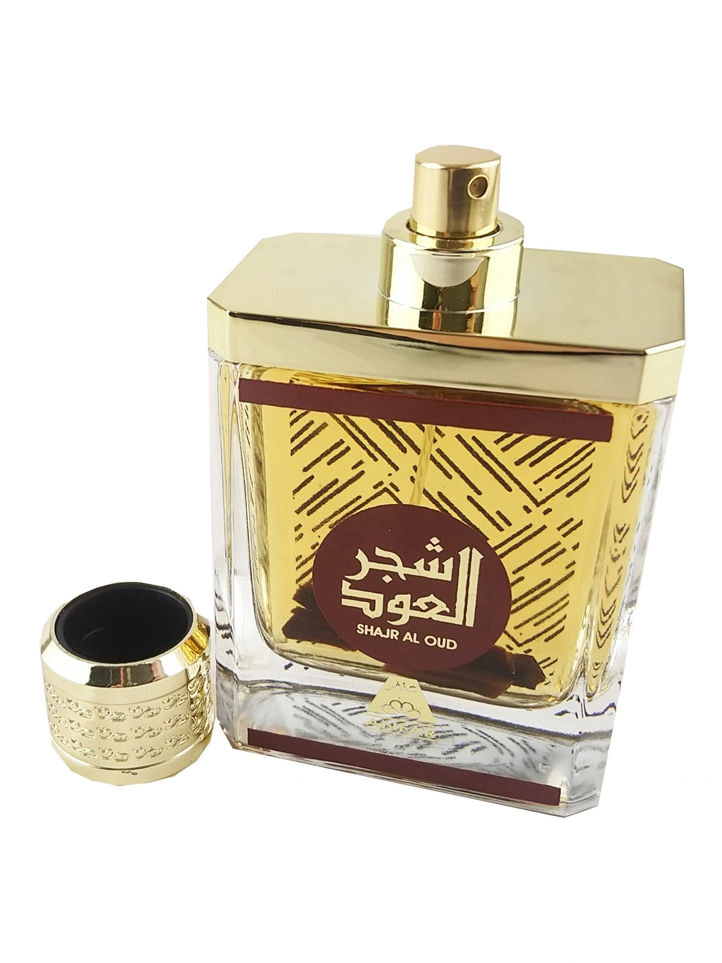 100 ml Eau de Perfume Shajr Al Oud Fragrância Almiscarada Amadeirada Leve Cítrica para Homem