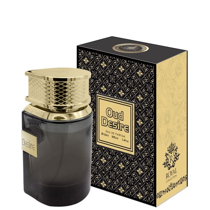 100 ml de Eau de Perfume Oud Desire Fragrância Floral Frutada Amadeirada para Homens