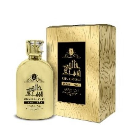 100 ml de Eau de Perfume Khalis Royal Fragrância com Âmbar e notas de Couro para Homens e Mulheres