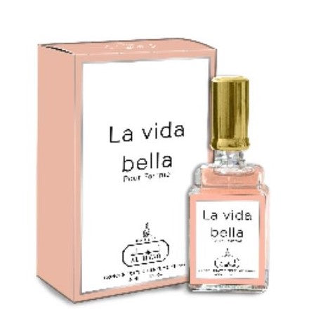 30 ml de Eau de Perfume La Vida Bella Fragrância Frutada Floral de Baunilha para Mulheres