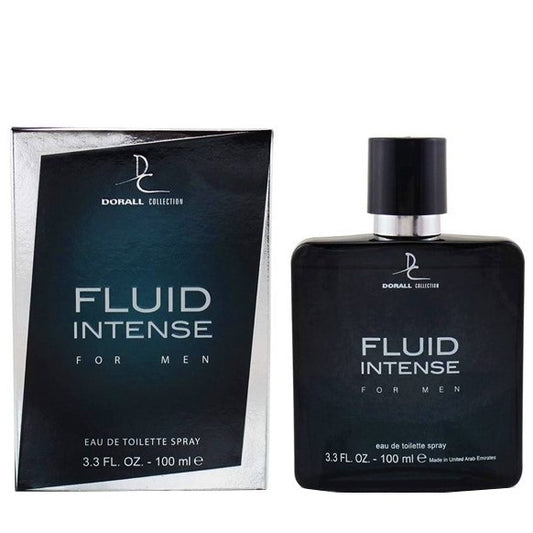 100 ml EDT 'Fluid Intense' Fragrância Fresca Cítrica Almiscarada para Homens