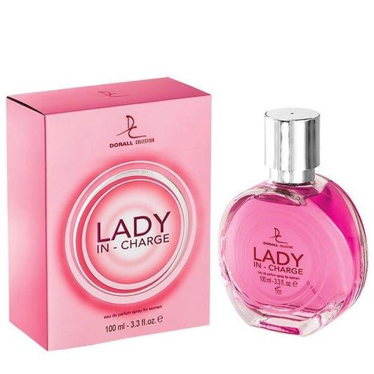 100 ml Eau de Parfum LADY IN CHARGE Fragrância Floral Para Mulher