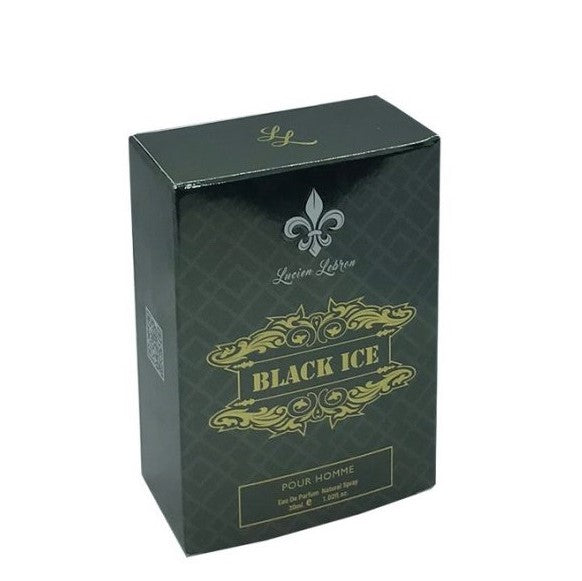 30 ml EDT Lucien Lebron 'Black Ice' Fragrância Frutada Amadeirada para Homens