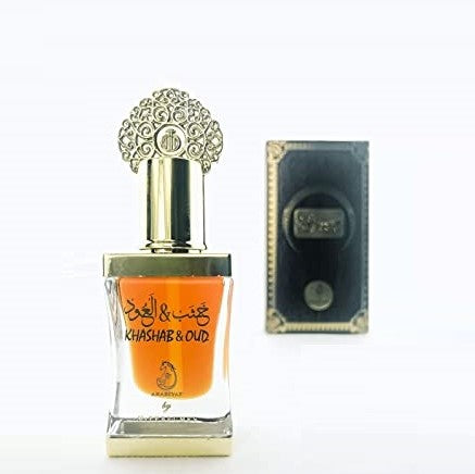 12 ml de Óleo Perfumado Khashab & Oud Fragrância Castanha doce e picante para homens