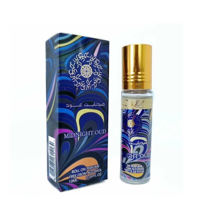 10 ml de Óleo Perfumado Midnight Oud Fragrância Picante Oriental para homens