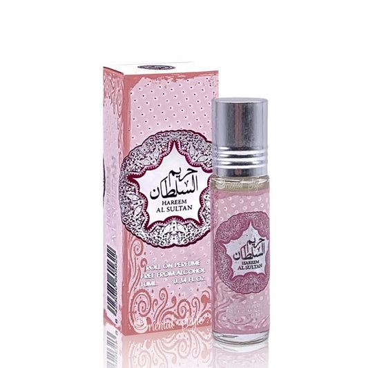 10 ml de Óleo perfumado Hareem Al Sultan Fragrância Floral Almiscarada para Mulheres