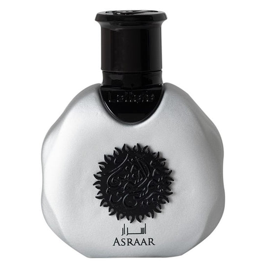 35 ml Eau de Perfume Asraar Fragrância Âmbar Amadeirada e Almiscarada para Homem