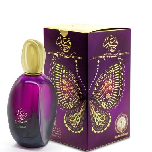 100 ml Eau de Perfume Waad Fragrância de Flor Picante em Pó para Mulher