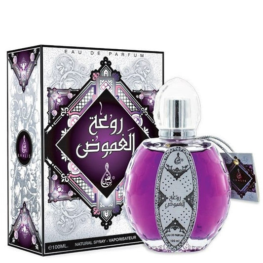 100 ml  Eau de Perfume Rowah Al Ghamoud Musky Sandal Fragrância para Mulher