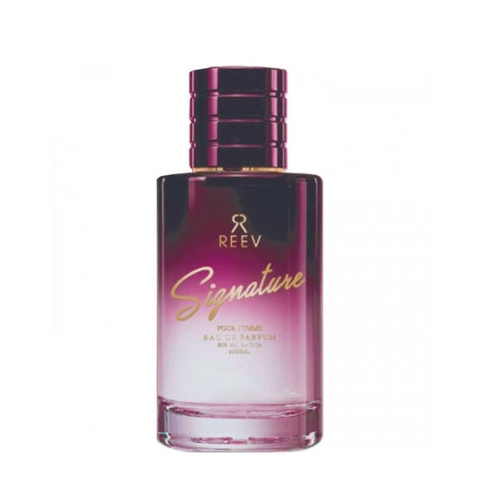 100 ml  Eau de Perfume Signature Purple Fragrância Almiscarada Amadeirada de Baunilha para Mulher