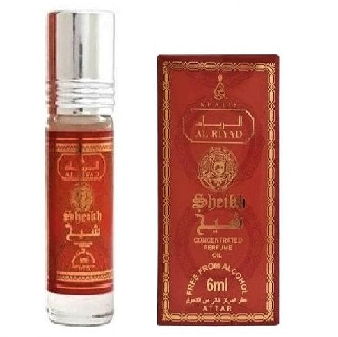 6 ml Perfume Oil Sheikh Fragrância Oriental Apimentada para Homem