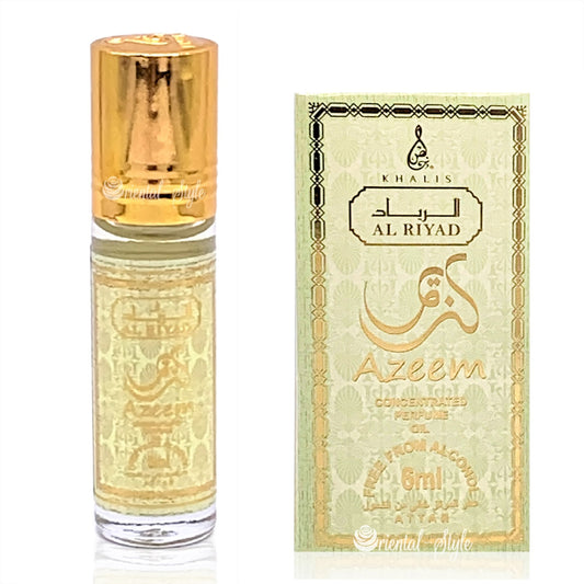 6 ml Perfume Oil Azeem Fragrância Picante de Baunilha para Mulher