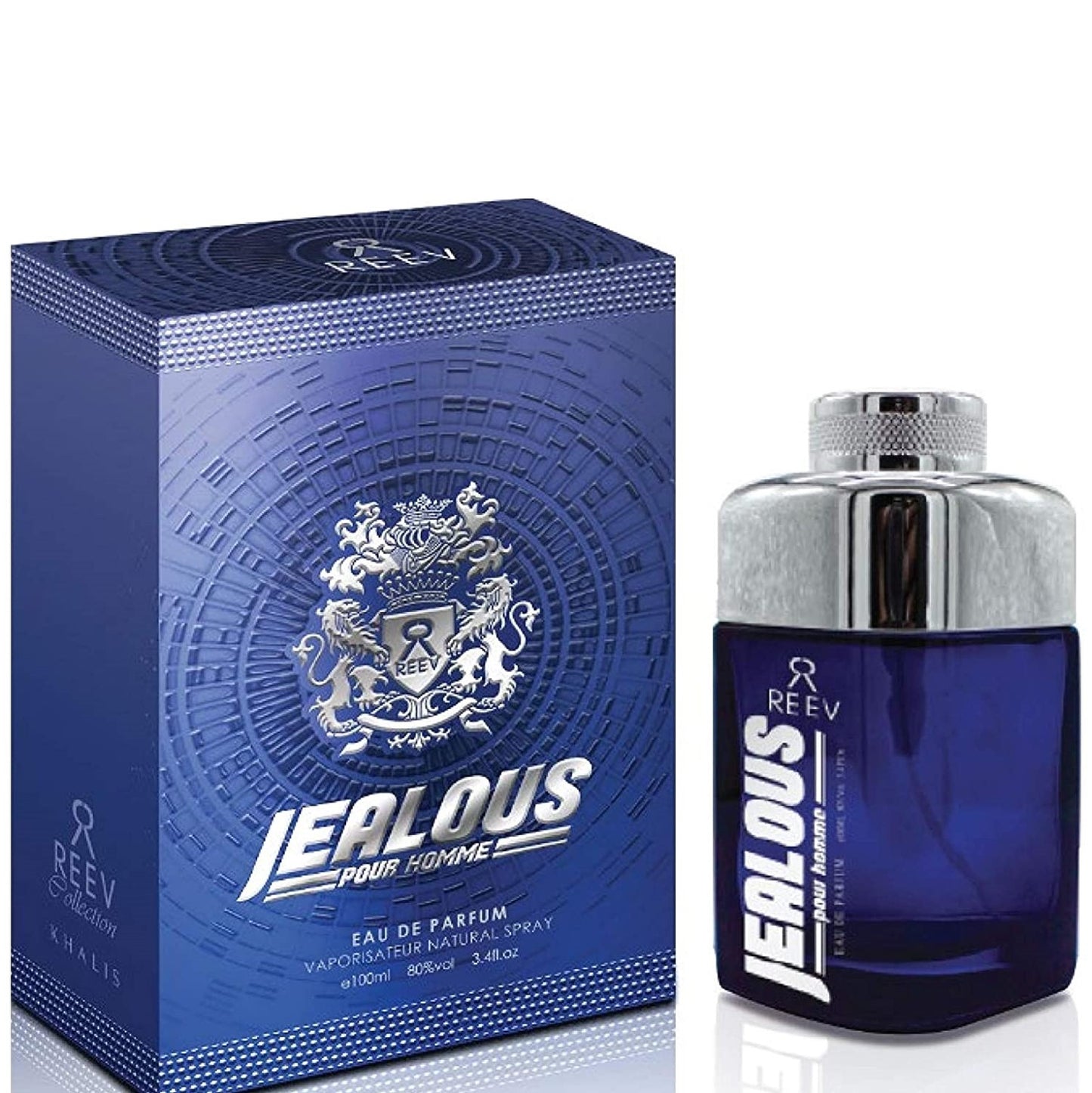 100 ml de Eau de Perfume Jealous Fragrância Almiscarada para Homem