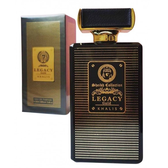 100 ml de Eau de Perfume LEGACY GOLD Fragrância Floral Almiscarada para Homem