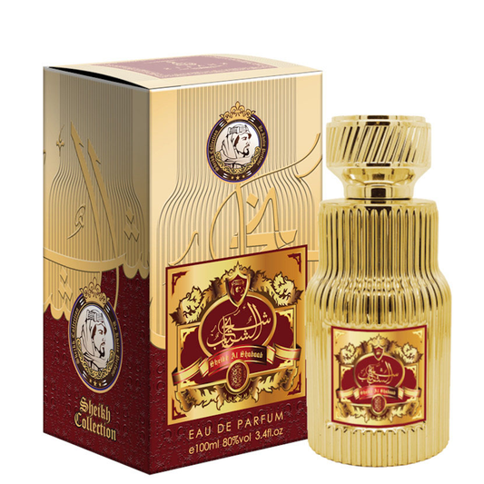 100 ml de Eau de Perfume SHEIKH AL SHABAAB Fragrância de Rosa Mosqueta Amadeirada para Mulher e Homem