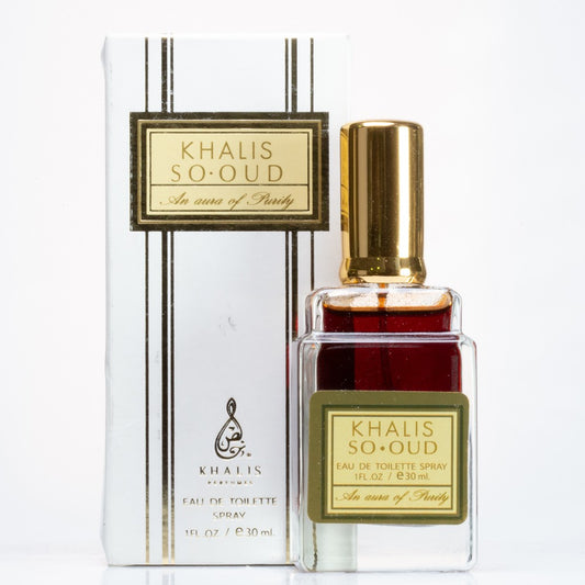 30 ml de EDT SO OUD Fragrância de Oud Oriental Picante para Homens