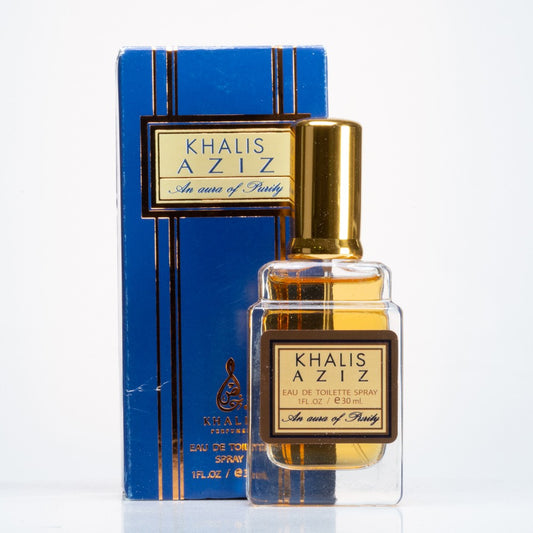 30 ml de EDT AZIZ Fragrância Doce Cítrica e Almiscarada para Mulher