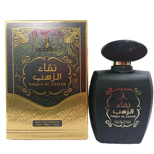 100 ml Eau de Perfume Naqaa Al Zahab Fragrância Doce, Frutada, com Sândalo para Mulheres