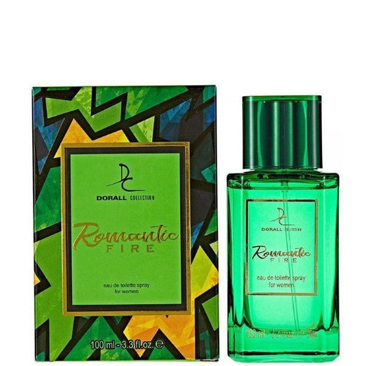 100 ml EDT ROMANTIC FIRE Fragrância Almiscarada Frutada para Mulheres