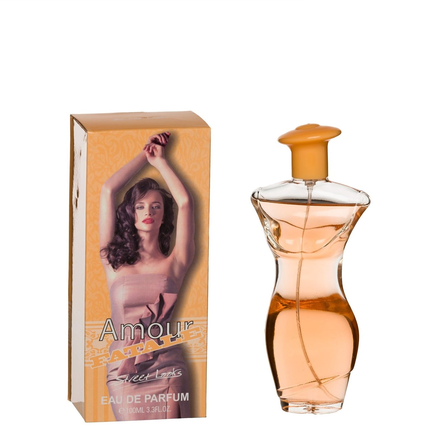 100 ml de Eau de Perfume "AMOUR FATALE" Fragrância Floral Oriental para Mulheres, com alto teor de óleo perfumado 2%