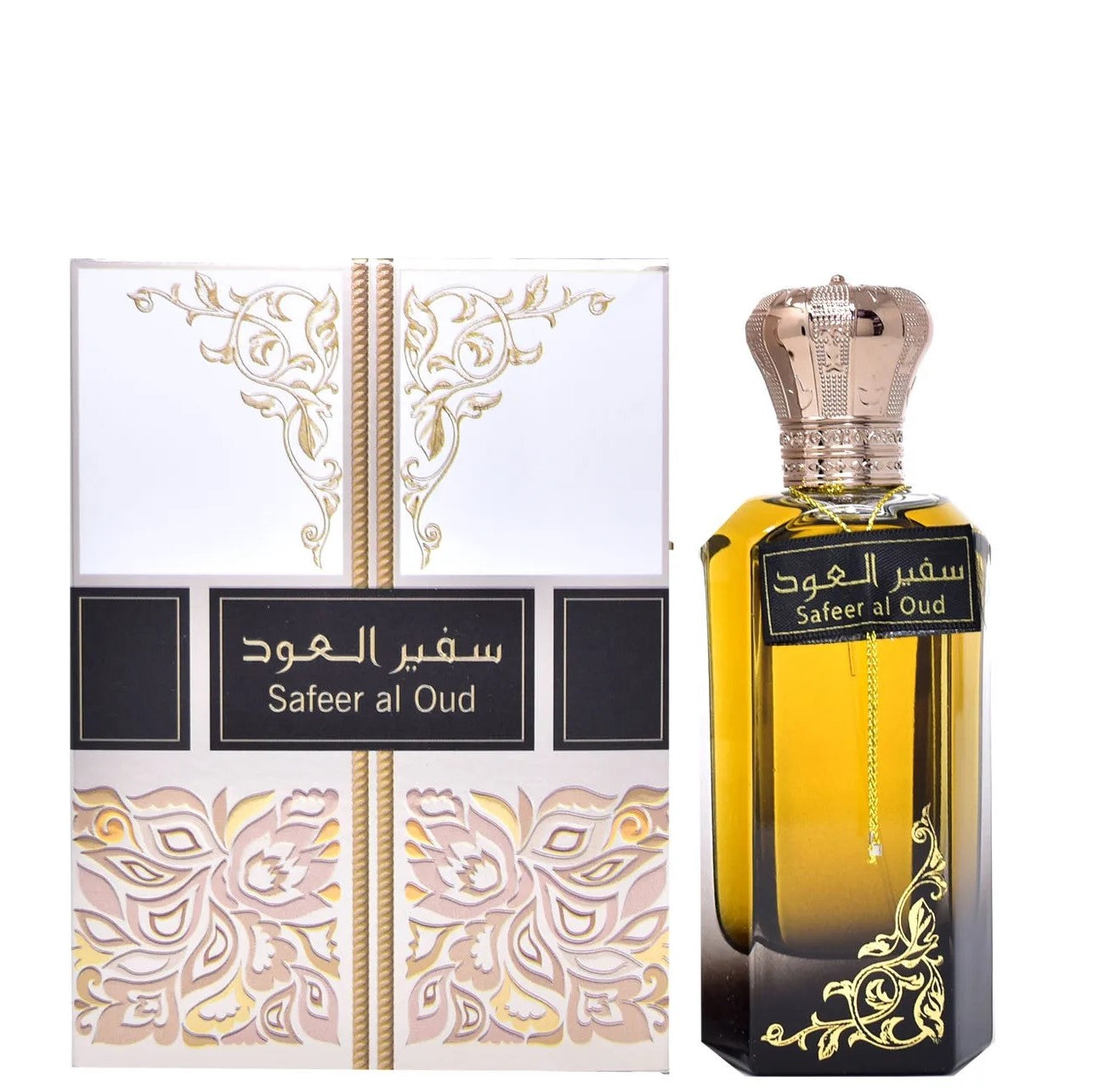 100 ml de Eau de Perfume Safeer Al Oud Spicy Musk Fragrância para Homens e Mulheres