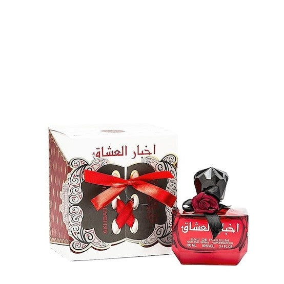 100 ml de Eau de Perfume Akhbar Al Ushaq Perfume Oriental Fragrância Floral para Mulheres