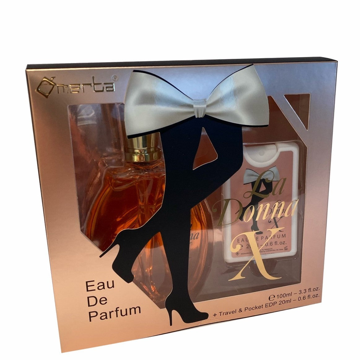 100 ml + 20 ml de Eau de Perfume "LA DONNA X" Chipre  Fragrância for Mulheres