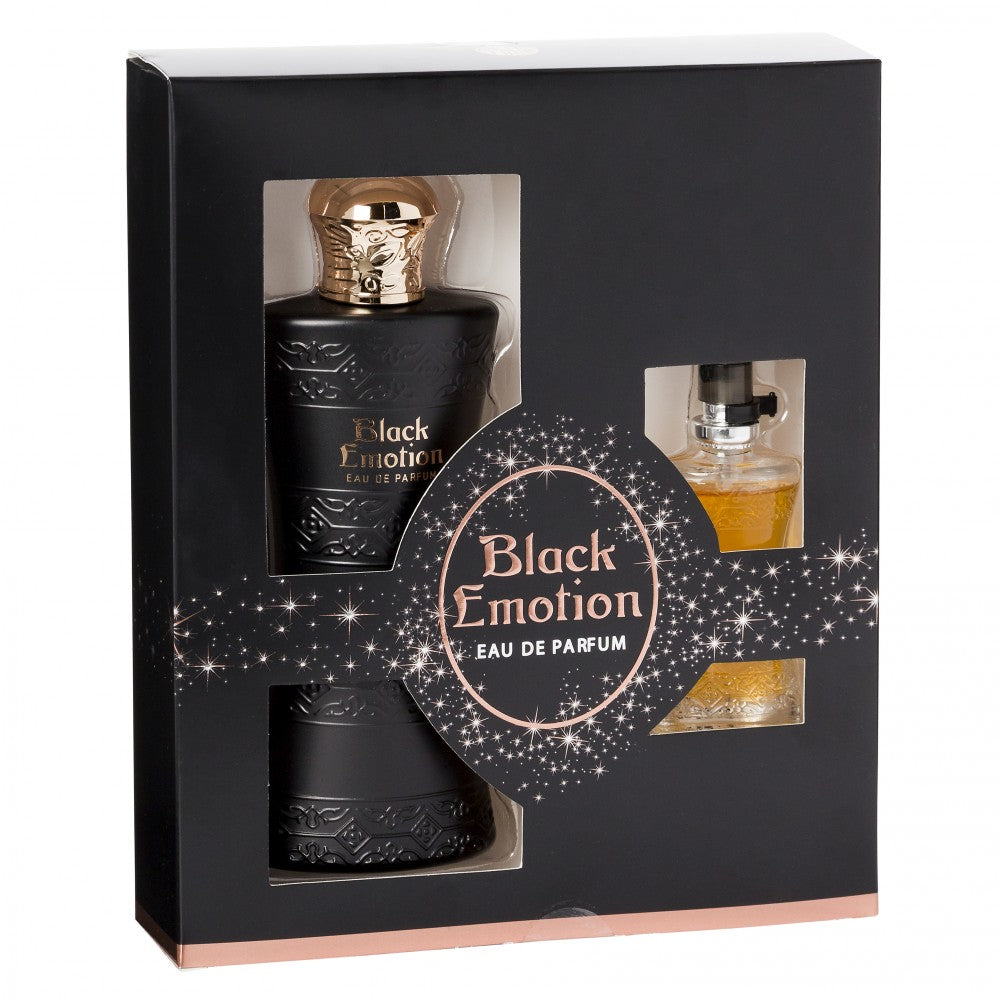 100 ml + 15 ml de Eau de Perfume "BLACK EMOTION" Oriental - Fragrância de Baunilha para Mulheres