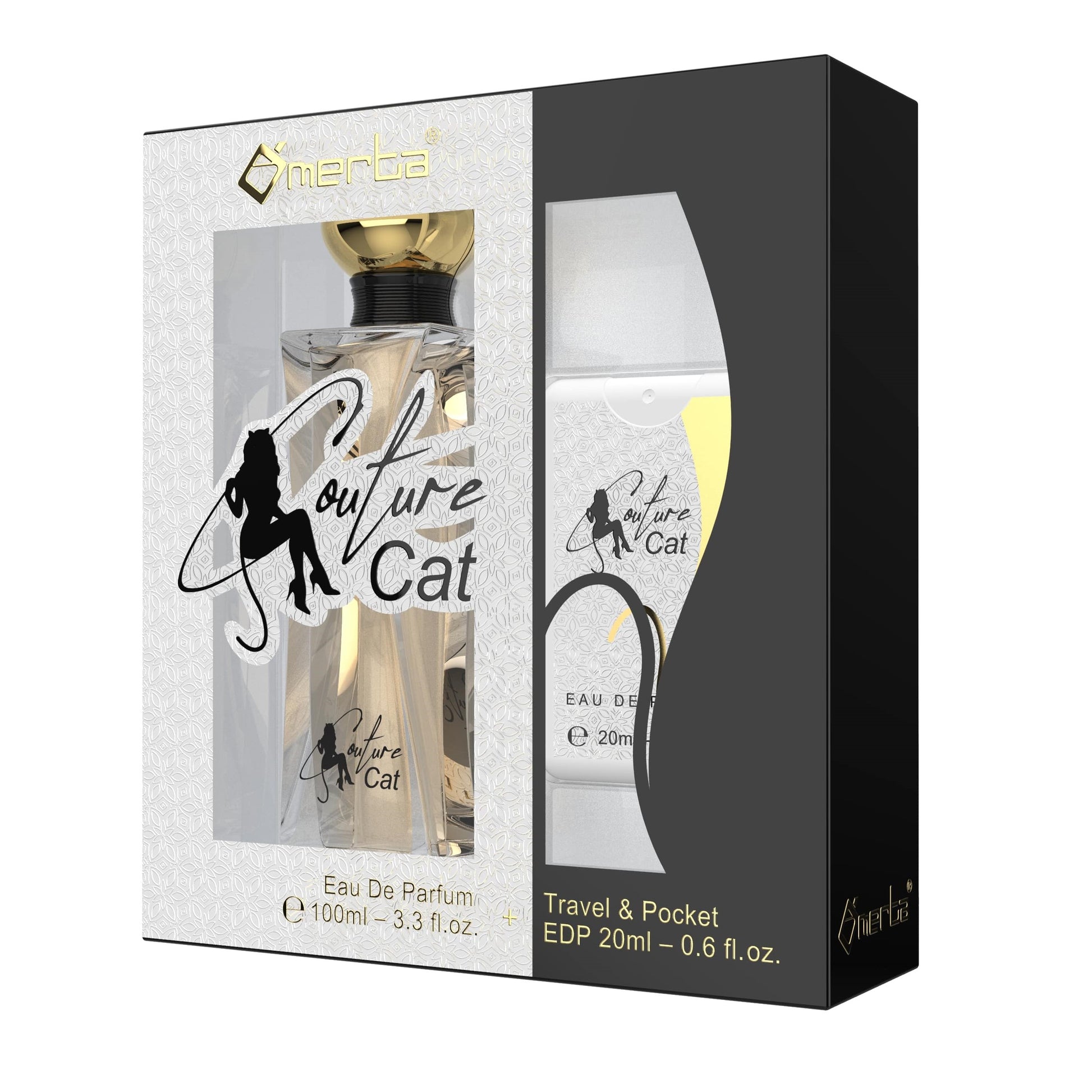 100 ml + 20 ml de Eau de Perfume "COUTURE CAT" Floral - Fragrância Frutal para Mulheres 1 