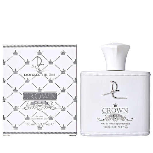 100 ml EDT "Crown White" Fragrância Fresca Cítrica para Homem