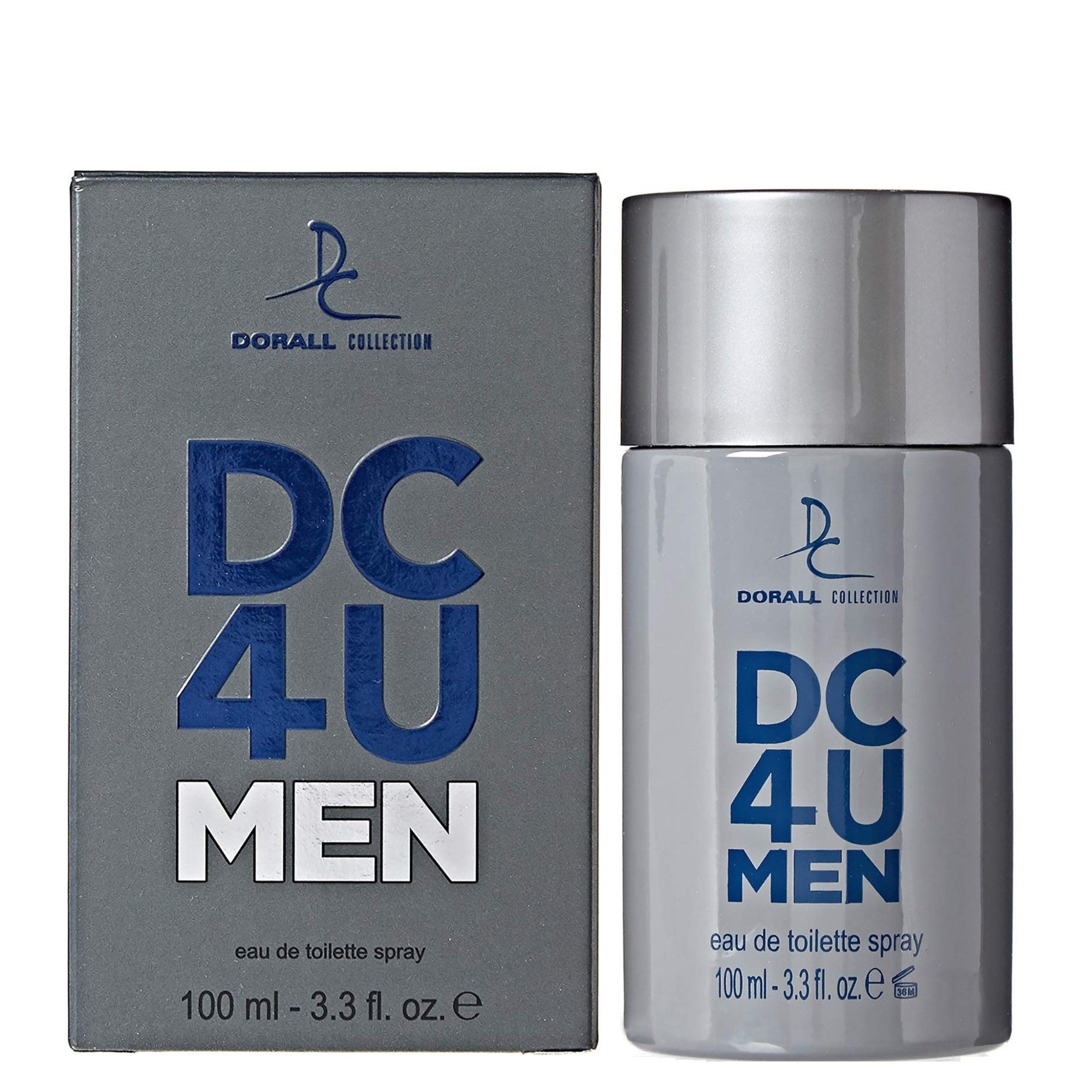 100 ml EDT "DC 4 U" Fragrância Floral e Amadeirada para Homem 1 