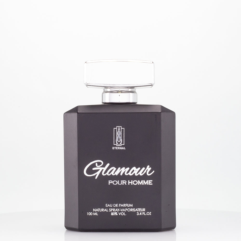 100 ml EDP GLAMOUR BLACK Fragrância Fresca para Homem 1 