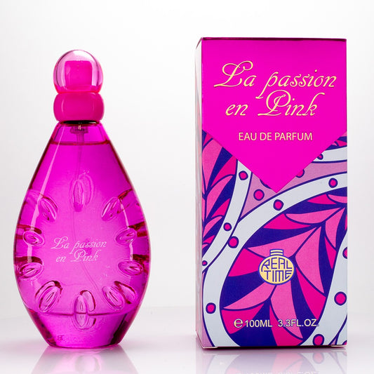 100 ml Eau de Perfume LA PASSION EN PINK, Fragrância Floral Frutada para Mulher