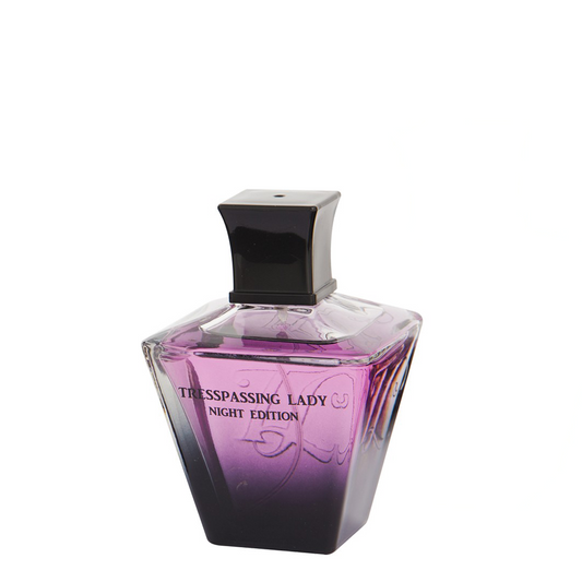 100 ml Eau de Perfume "Trespassing Lady Night Edition" Fragrância Floral- Picante para Mulheres