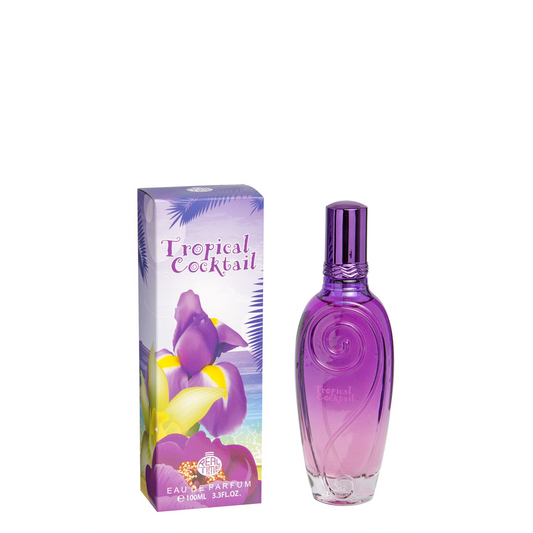 100 ml de Eau de Perfume "Tropical Cocktail" Fragrância Floral - Frutal para Mulheres