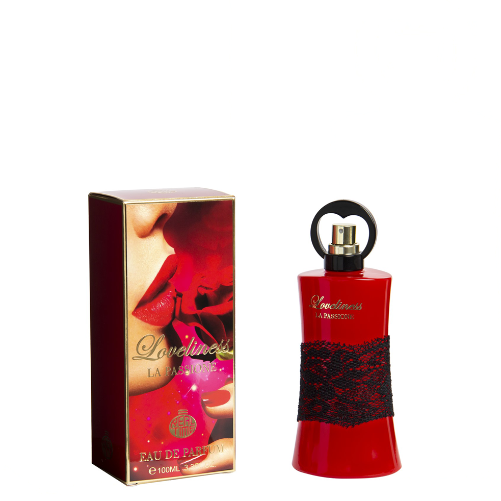 100 ml de Eau de Perfume "Loveliness La Passione" Fragrância  Floral - Frutal para Mulheres 1 