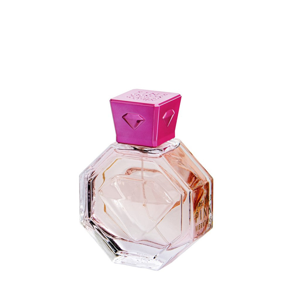 Eau de Perfume100 ml "Fine Gold Pink Vibration" Fragrância Frutal - Cítrica para Mulheres