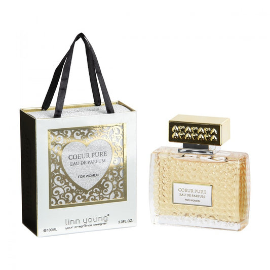 100 ml Eau de Parfume COEUR PURE Fragrância Floral Para Mulher