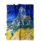 Xaile de seda, 70 cm x 180 cm, Van Gogh - The Church At Auvers